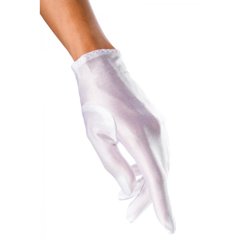Atixo - Short Satin Gants de costume - Blanc